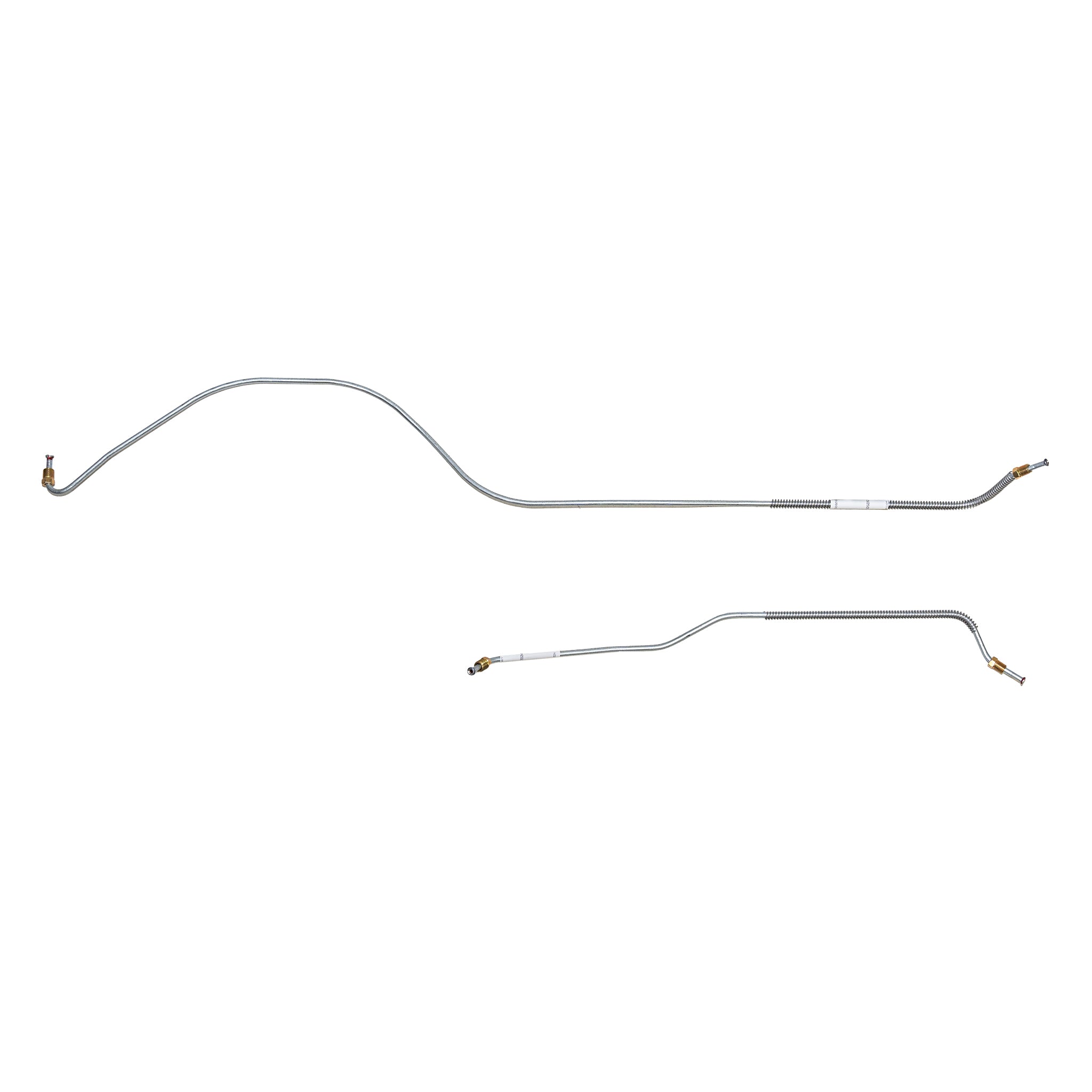 58-60 Ford Thunderbird; 2pc Rear Axle Brake Line Set; Steel - SSTubes