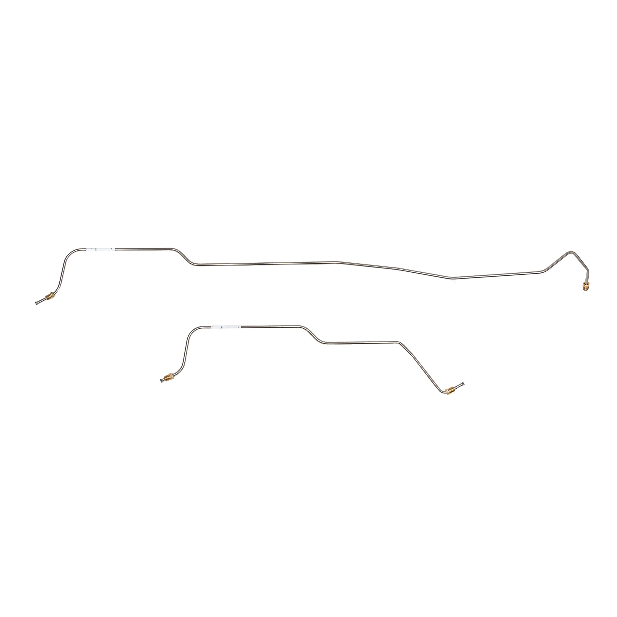 63 Ford Thunderbird; 2pc Rear Axle Brake Line Set; Steel - SSTubes