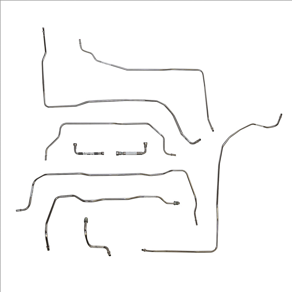 TGL0005SS - 00-03 GM 2500 Reg Cab 6.0L ; Complete Fuel Line Kit; Stainless - SSTubes