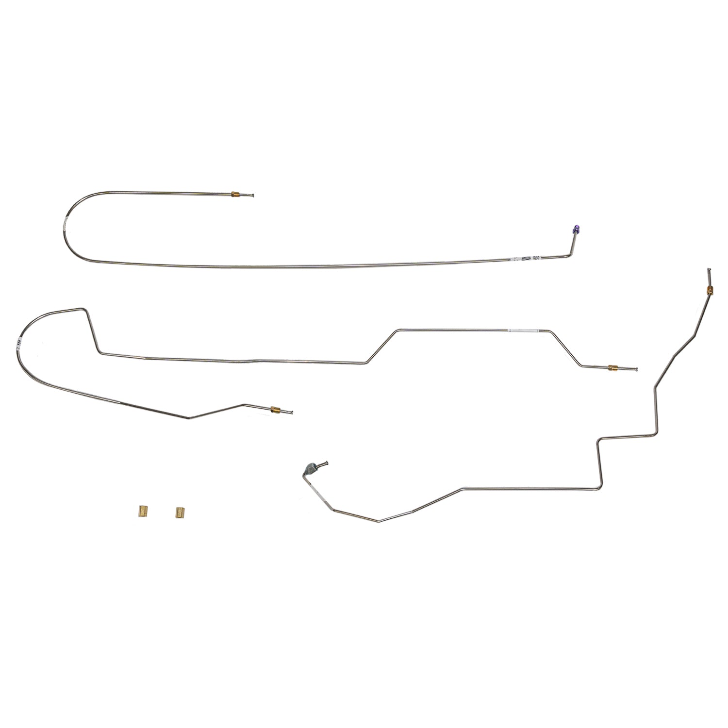 TIN0145OM - 01-02 FORD EXPLORER SPORT TRAC 4X4 FRONT TO REAR BRAKE LINES; Steel - SSTubes
