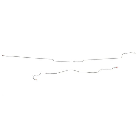 TIN0243SS- 02-04 F-250/F-350 Super Duty, Ext Cab/Long Bed, Crew Cab/Short Bed, Intermediate Brake Line Kit; Stainless - SSTubes