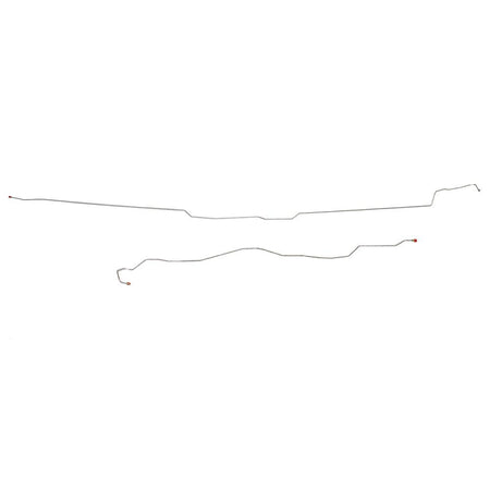 TIN0245SS- 02-04 F-250/F-350 Super Duty AWABS Crew Cab w/ Long Bed Disc Brakes, Intermediate Brake Line; Stainless - SSTubes