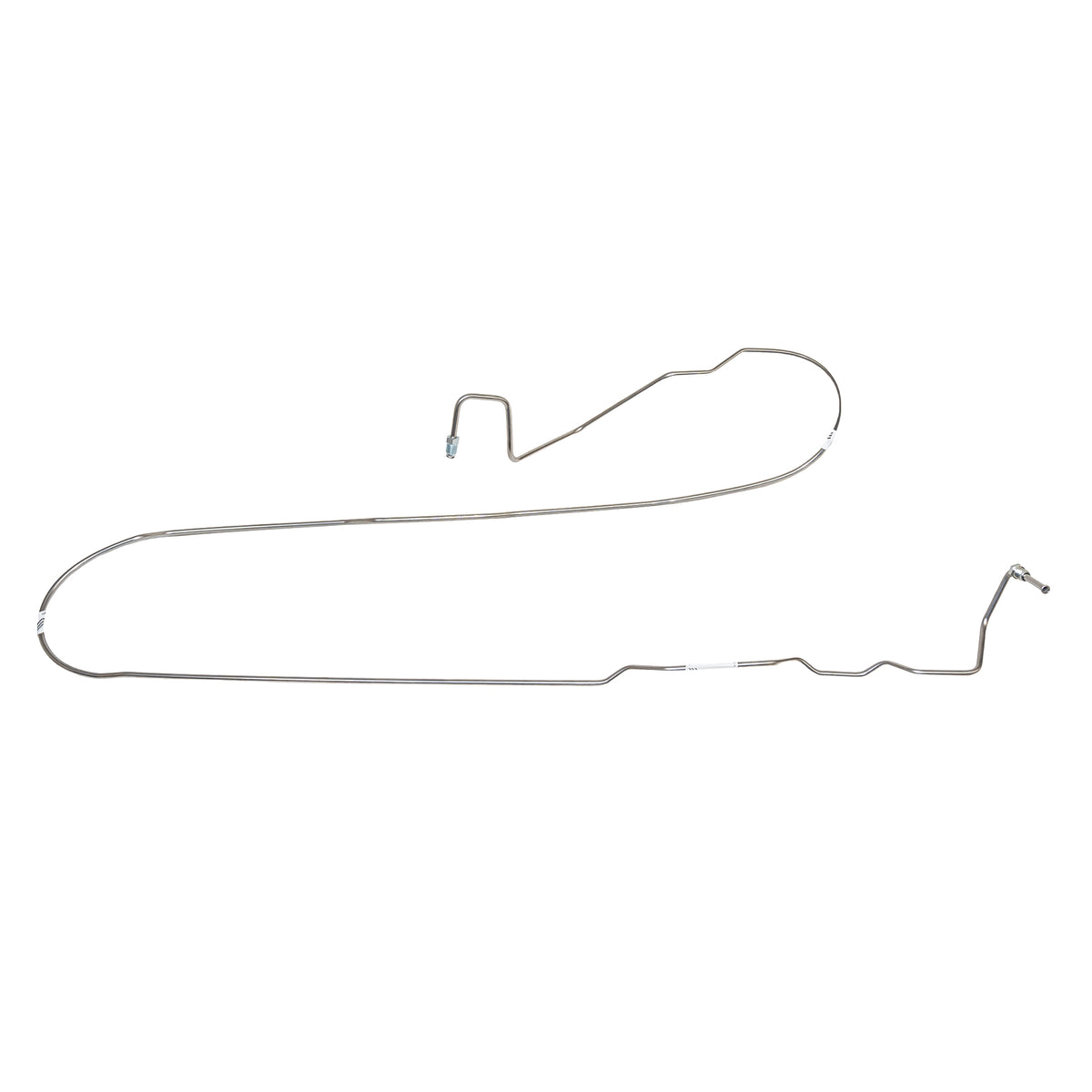 07-08 Silverado/Sierra, Crew/Short(5.7) or Extended/Short(6.5), Drum Brakes No Traction Control, non-Hybrid Vehicles Intermediate Brake Line; Steel - SSTubes