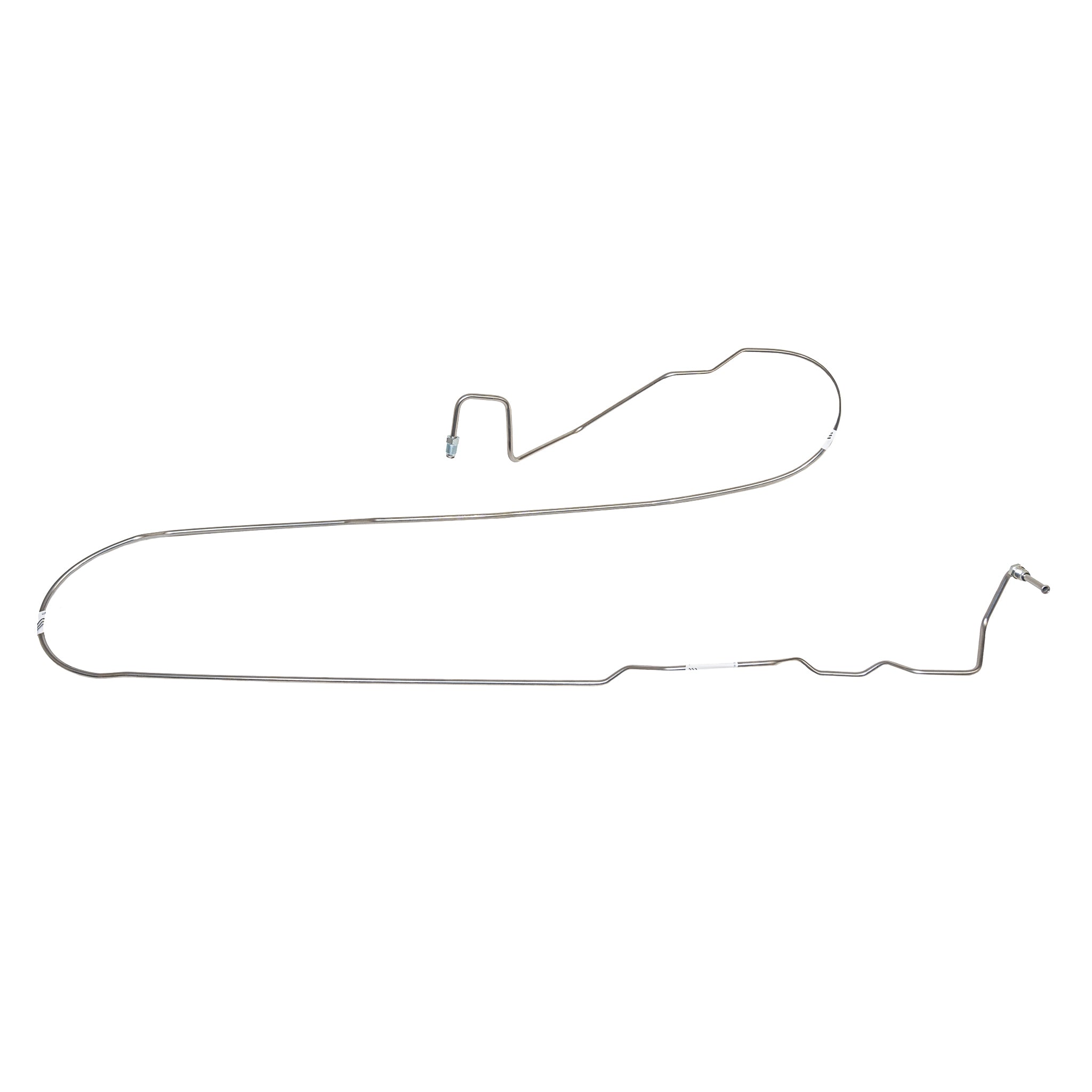 07-08 Silverado/Sierra, Crew/Short(5.7) or Extended/Short(6.5), Drum Brakes No Traction Control, non-Hybrid Vehicles Intermediate Brake Line; Steel - SSTubes