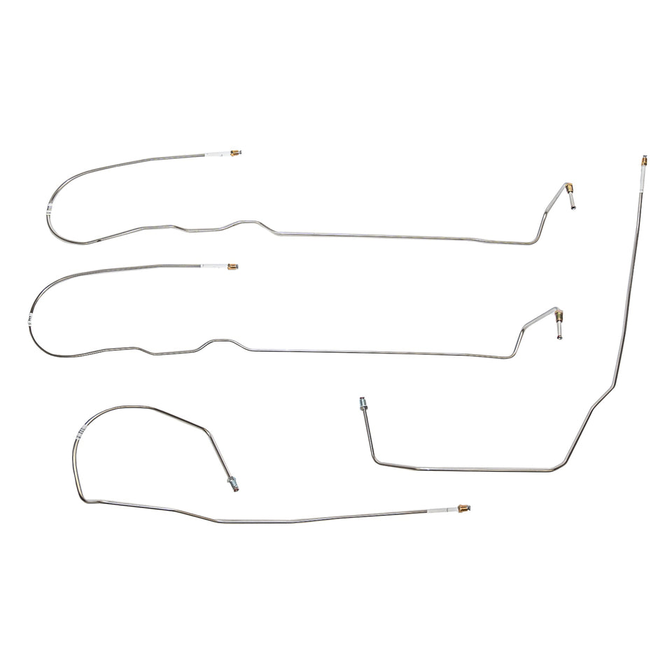 TIN0802OM - 2008-14 Chevy Tahoe w/ 4WD, 5.3L engine; Intermediate Brake Line Kit; Steel - SSTubes