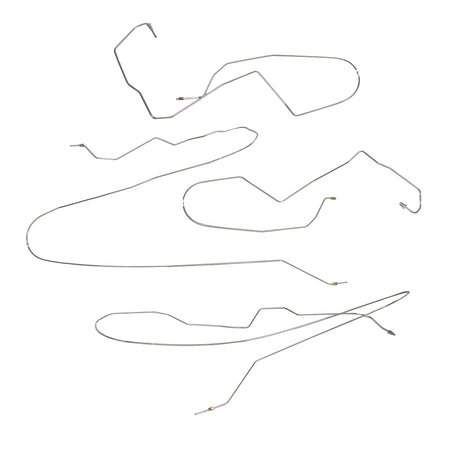 TIN1242OM - 2011-15 Ford F-350, w/ Crew Cab and Short Bed, Traction Control; Intermediate Brake Line Kit; Steel - SSTubes