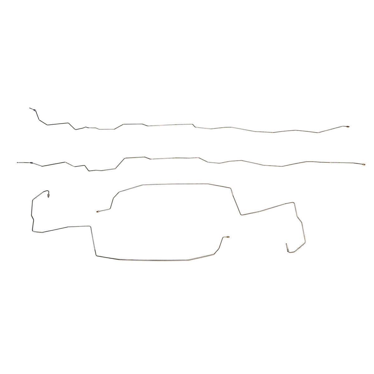 11-15 Ford F250/ F350 Ext. Cab/Short Bed, Intermediate Set; Stainless - SSTubes