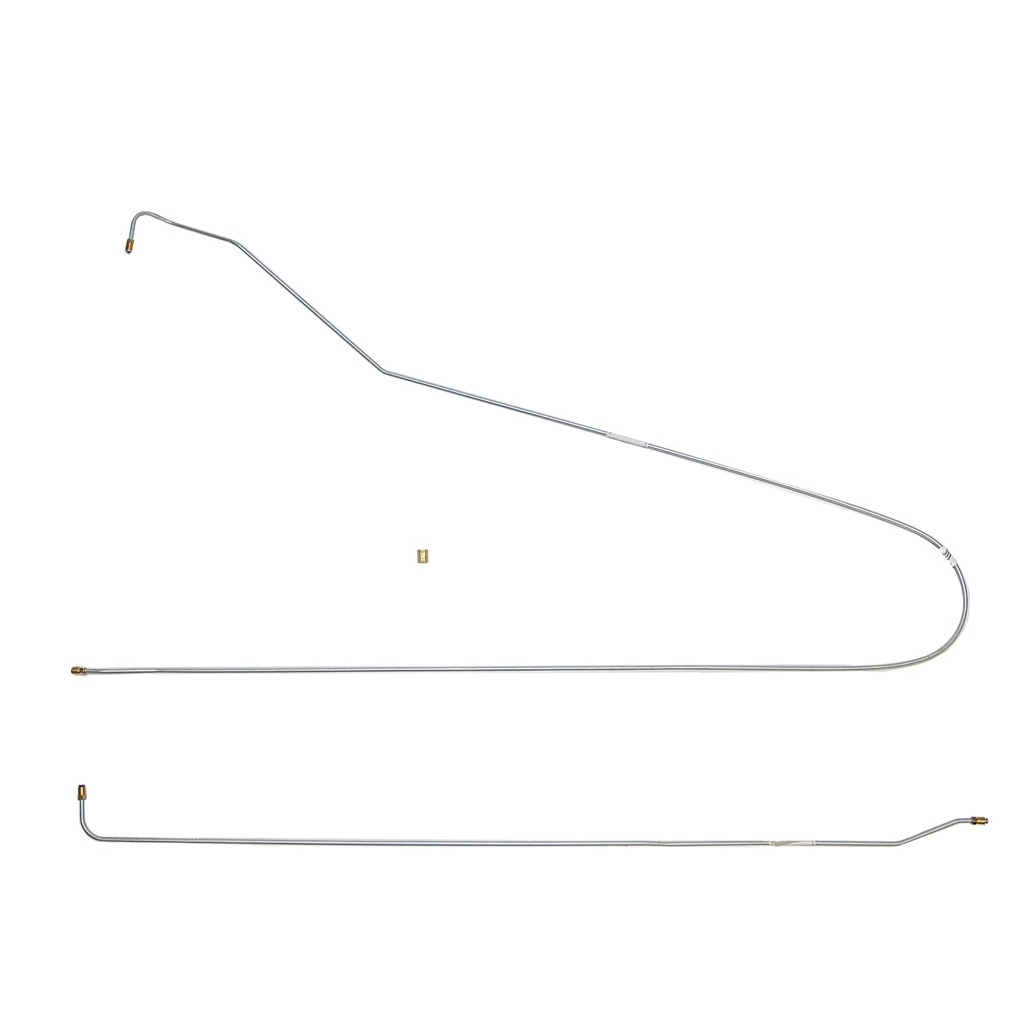 TIN6401OM- 63-66 C10 63-66 C1500 2WD Long Bed Intermediate Brake Line; Steel - SSTubes