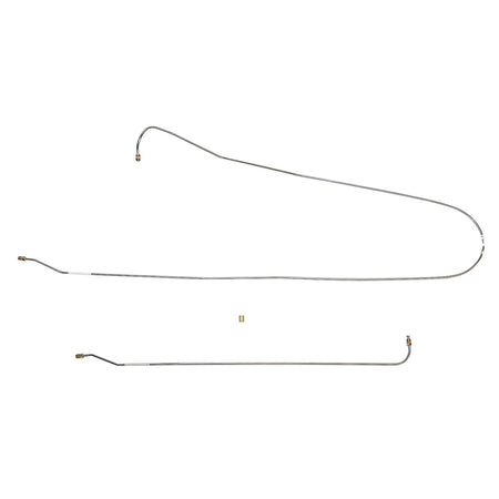 TIN6402SS- 63-66 C10 63-66 C1500 2WD Short Bed Intermediate Brake Line; Stainless - SSTubes