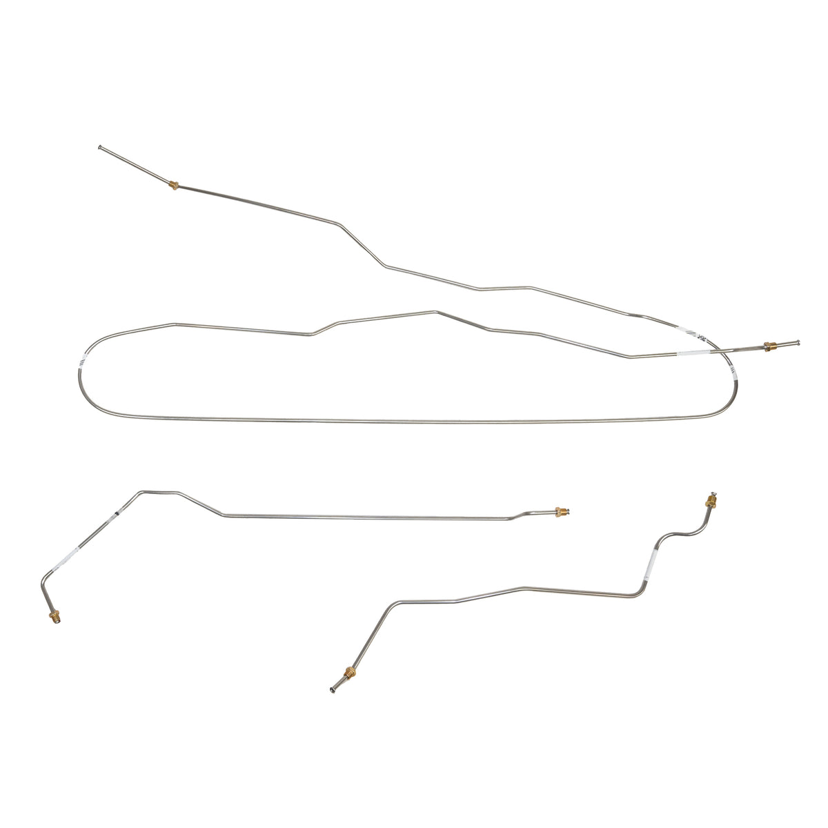 95-00 GM 2500/3500 Crew Cab Long Bed; Intermediate Brake Line; Steel - SSTubes