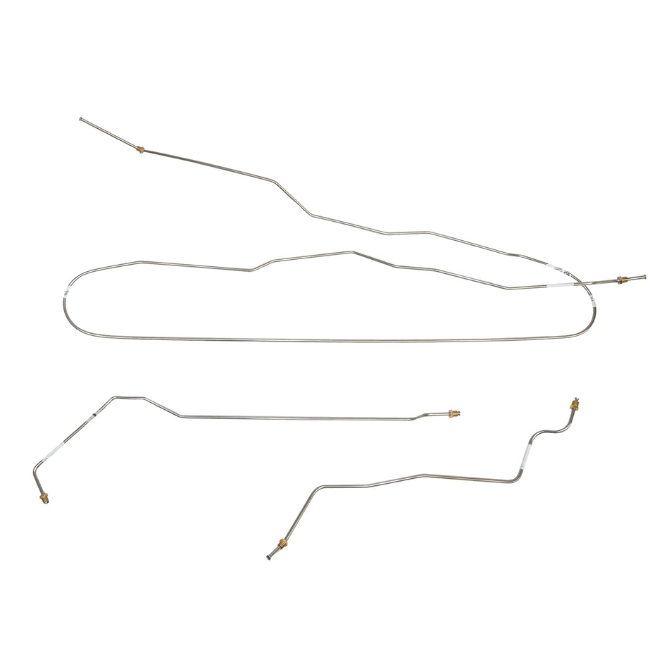 95-00 GM 2500/3500 Crew Cab Long Bed; Intermediate Brake Line; Stainless - SSTubes