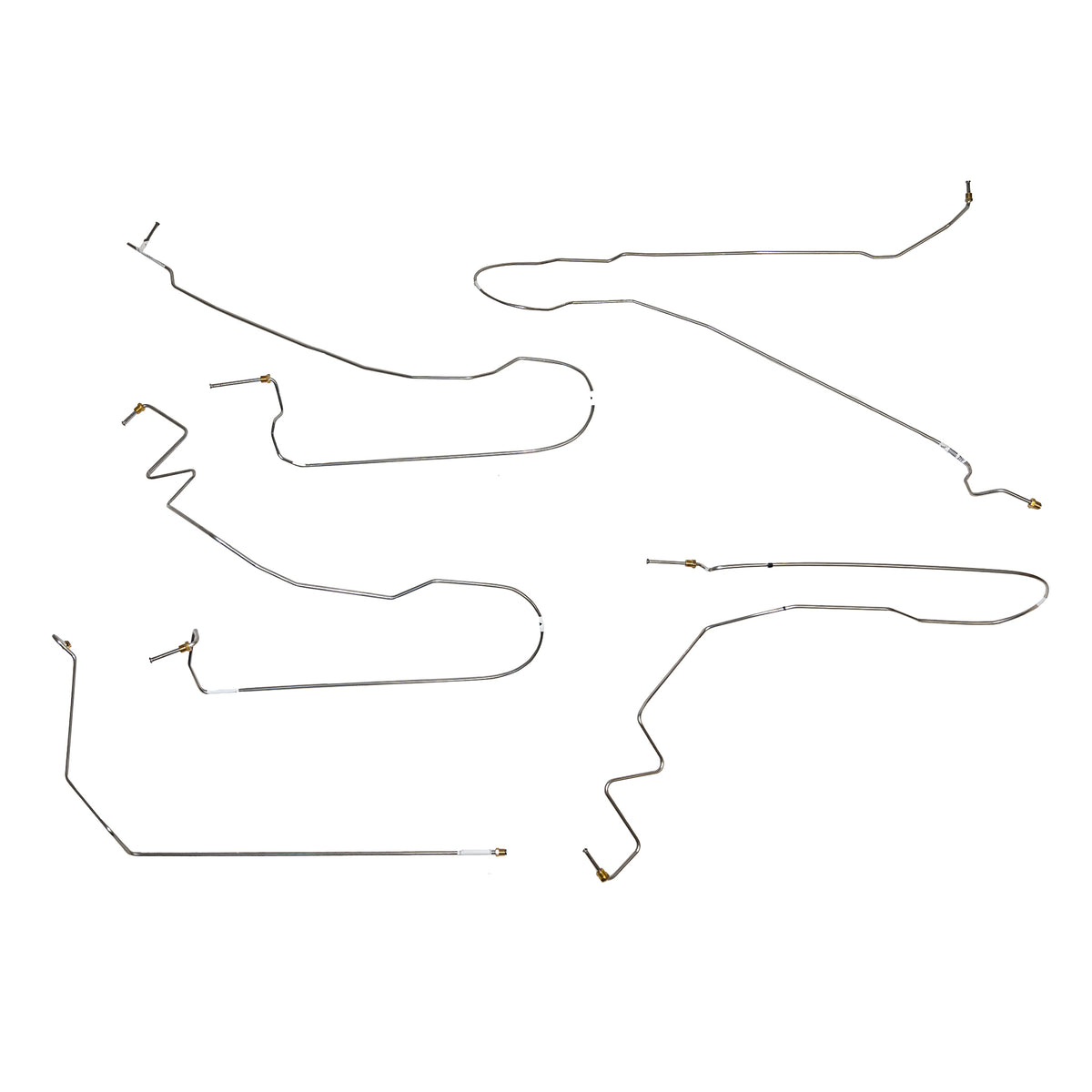 05-07 Silverado/Sierra 1500, w/ 2wd; Front Brake Line Kit; Stainless - SSTubes