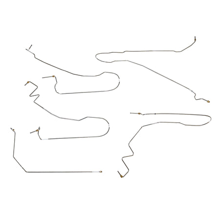 05-07 Silverado/Sierra 1500, w/ 2wd; Front Brake Line Kit; Stainless - SSTubes