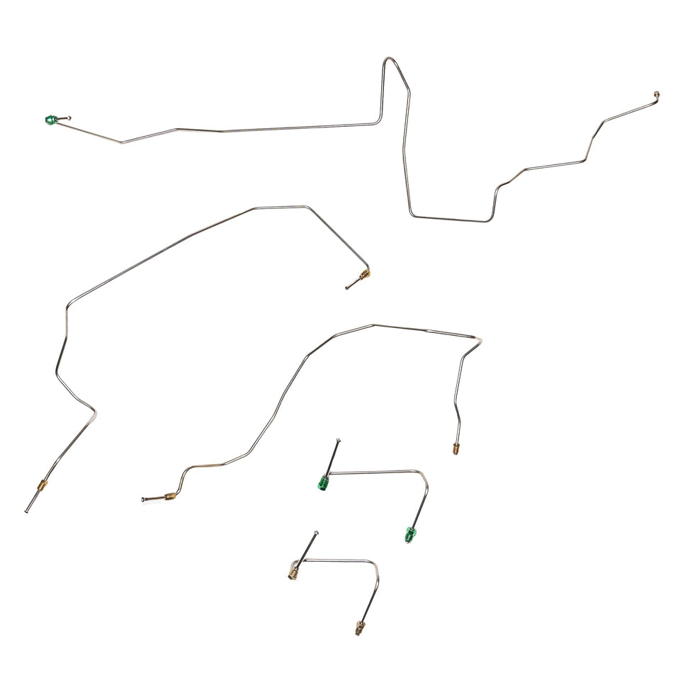 2004 - 08 Ford Ranger, AWABS, 4WD, Front Brake Line Kit; Stainless - SSTubes