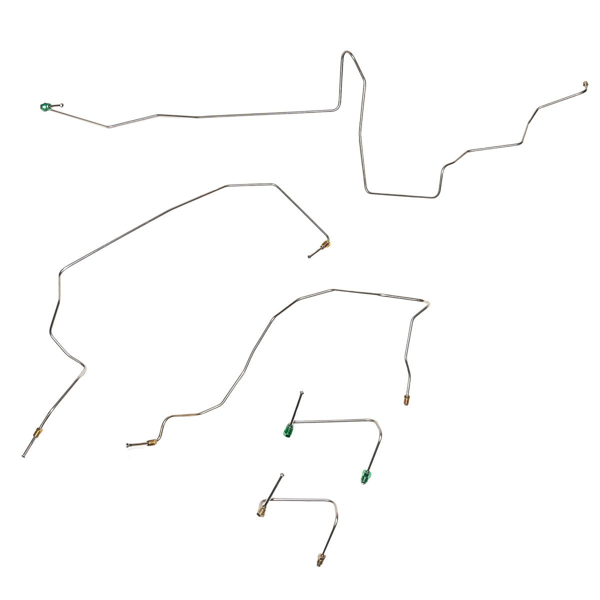 2004 - 08 Ford Ranger, AWABS, 4WD, Front Brake Line Kit; Stainless - SSTubes