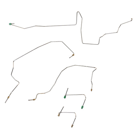 2004 - 08 Ford Ranger, AWABS, 4WD, Front Brake Line Kit; Stainless - SSTubes
