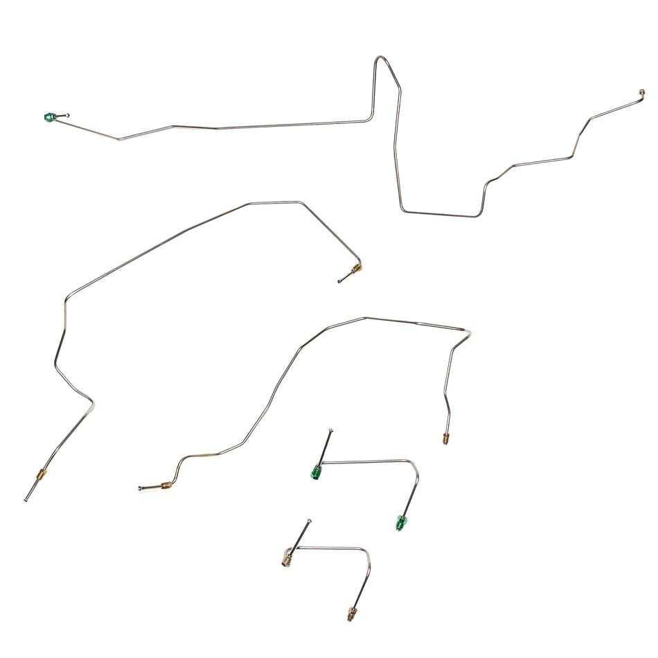 2004 - 08 Ford Ranger, AWABS, 4WD, Front Brake Line Kit; Steel - SSTubes