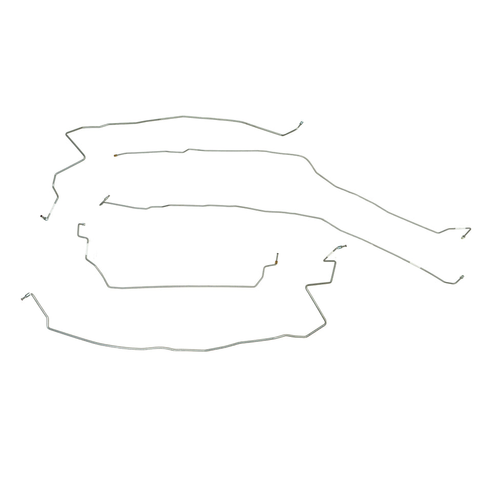 TKT0703- 07-10 Chevy Silverado 2500HD/3500HD or GMC Sierra 2500HD/3500HD w/ Crew Cab and 6.5ft Bed, Traction Control; Front Brake Line Kit - SSTubes
