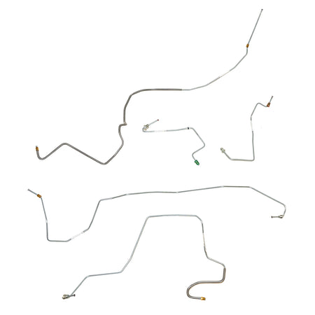 07 F-250/F-350 Super Duty, 4wd, Front Brake Line Set; Steel - SSTubes