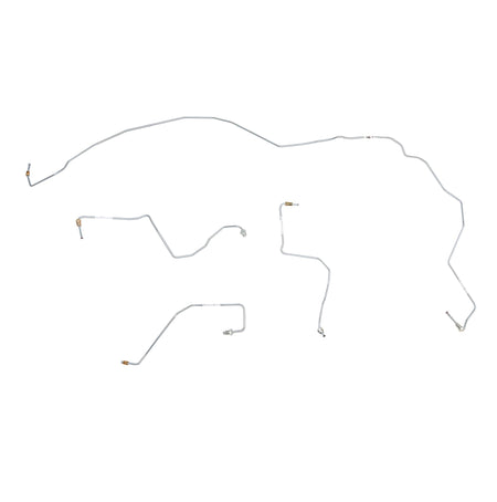 07-08 GM 1500 4wd Rear Drum Brakes, No Traction Control, non-Hybrid, Vehicles Front Brake Line Set; Steel - SSTubes