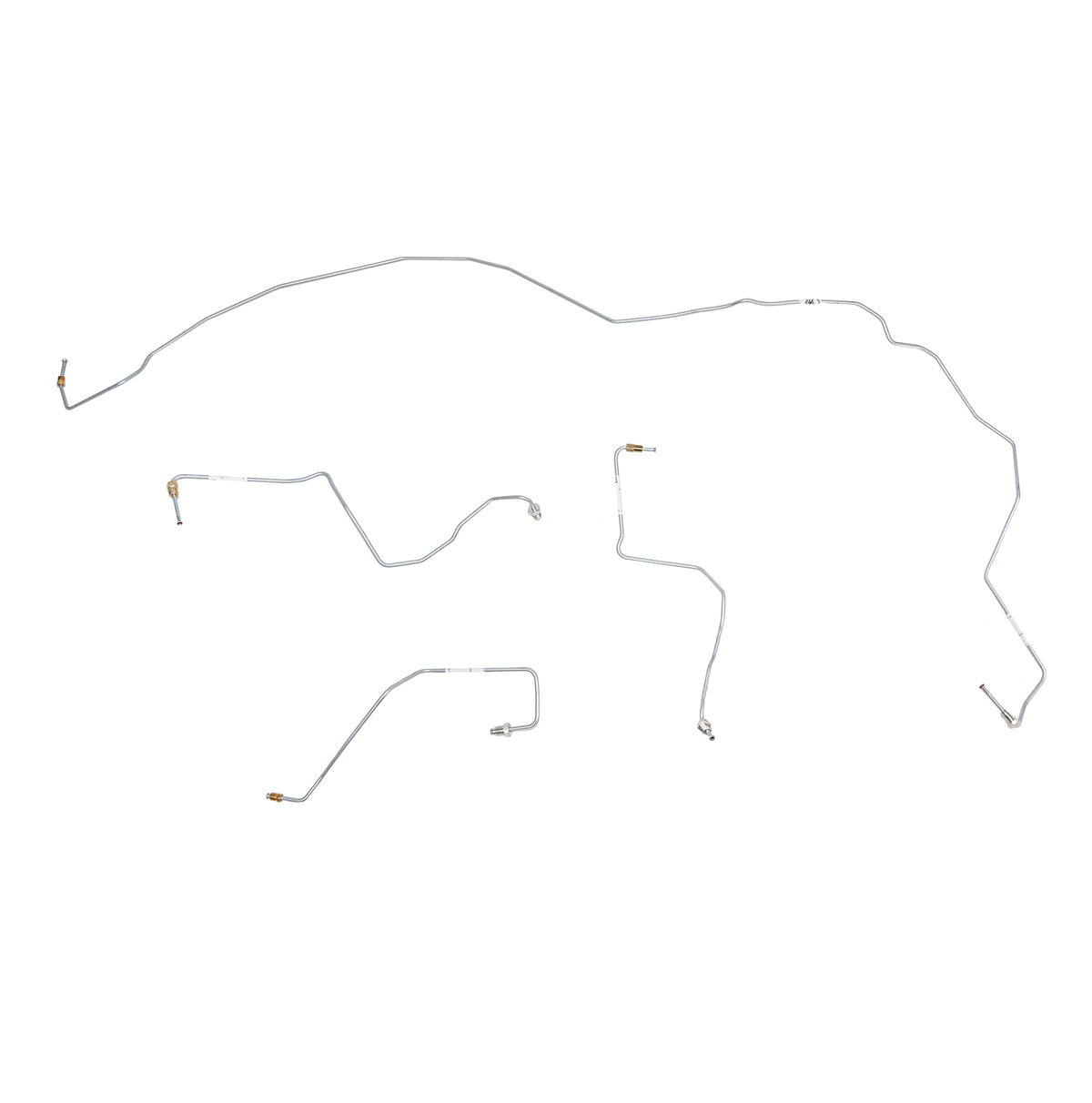 08-10 Ford F-250 / F-350 Super Duty, 4WD No TC; Front Brake Line Kit; Stainless - SSTubes