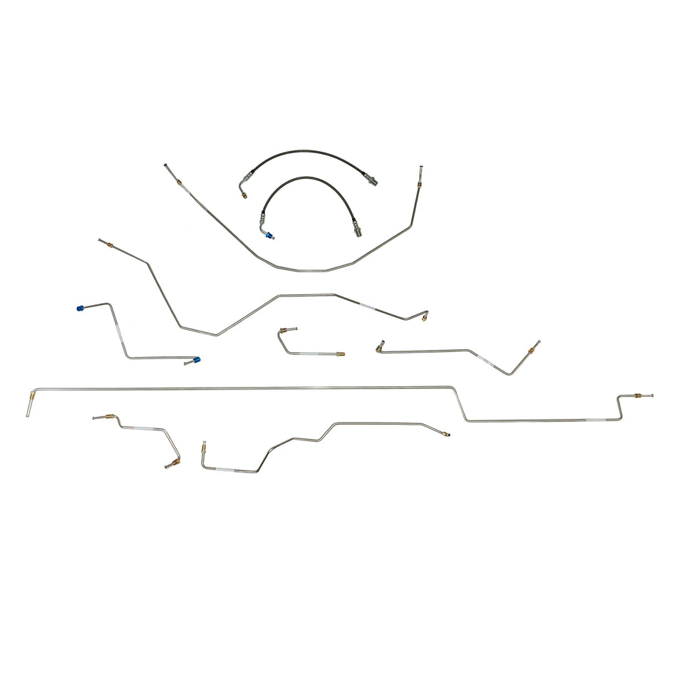 TKT2001 - 2019-20 Chevy Silverado 45/55/6500HD, 2WD; Front Brake Line Kit