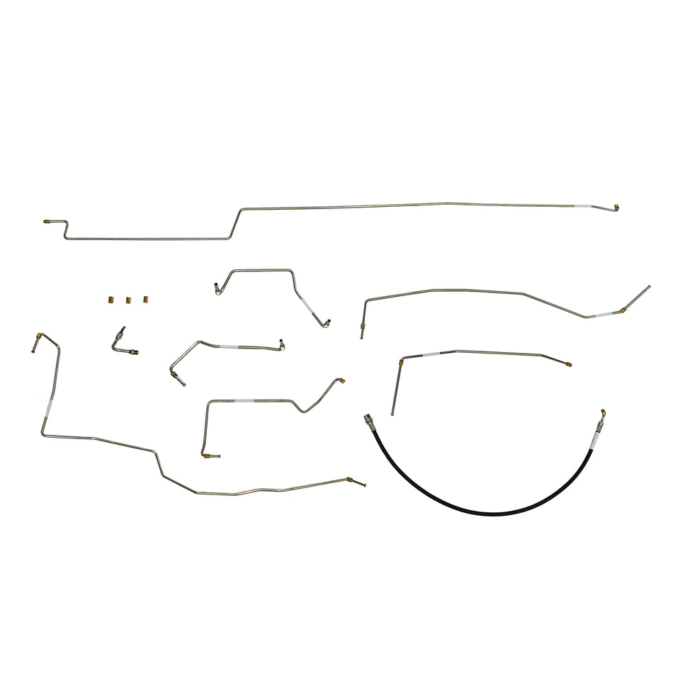 TKT2101 - 2021-26 Chevy Silverado 45/55/6500HD, 2WD; Front Brake Line Kit