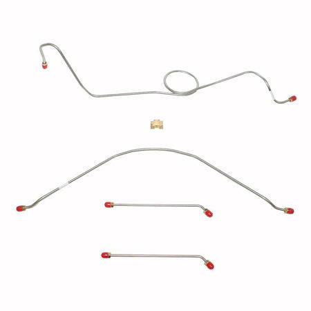 TKT5701OM- 57 Chevy/GMC Series II 3100 1/2 Ton Truck, 3pc Front Brake Line Set; Steel - SSTubes