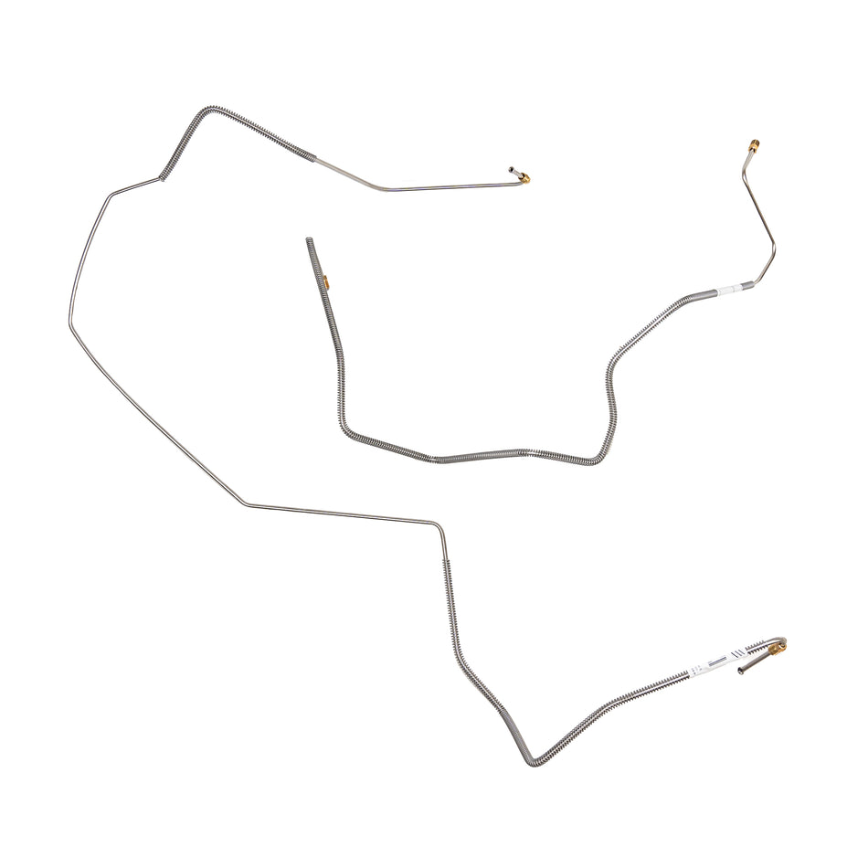 75-76' Ford F-100 2wd w/ Standard Disc Brakes, 2pc Front Brake Line Set; Steel - SSTubes