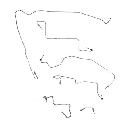 TKT9401SS - 1991-94 Chevy Suburban w/ 2WD, 5.7L engine, Throttle Body Fuel Injection; Intermediate Brake Line Kit; Stainless - SSTubes
