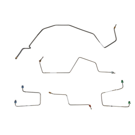 98-00 GM S-Series Truck 2wd without ZR2 Package; Front Brake Line Kit; Steel - SSTubes