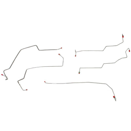 TKT9944SS- 99-01 F250/F350/F450/F550 Super Duty 00-01 Excursion, AWABS, Diesel Engine, Front Brake Line Kit, Stainless - SSTubes