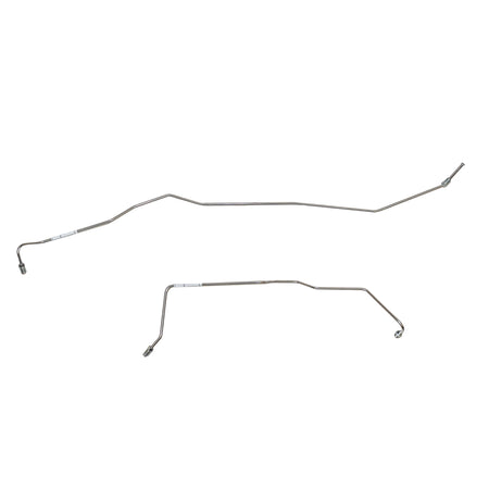 08-12 GM 3500HD Cab & Chassis Dually Rear Axle Brake Lines; Steel - SSTubes