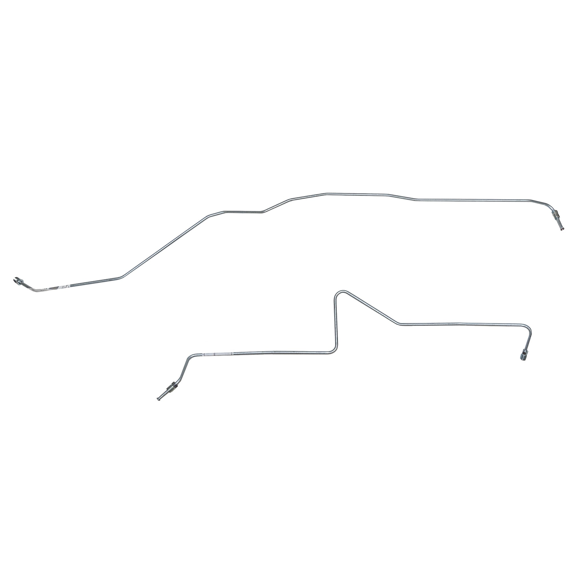 07-10 GM 2500HD/3500HD with 6.6L or 8.1L non-Dually Rear Axle Brake Line; Steel - SSTubes