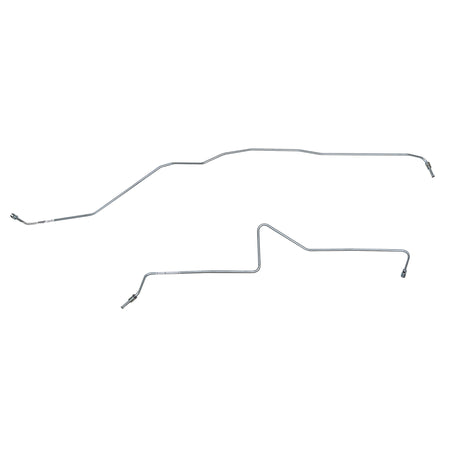 07-10 GM 2500HD/3500HD with 6.6L or 8.1L non-Dually Rear Axle Brake Line; Stainless - SSTubes