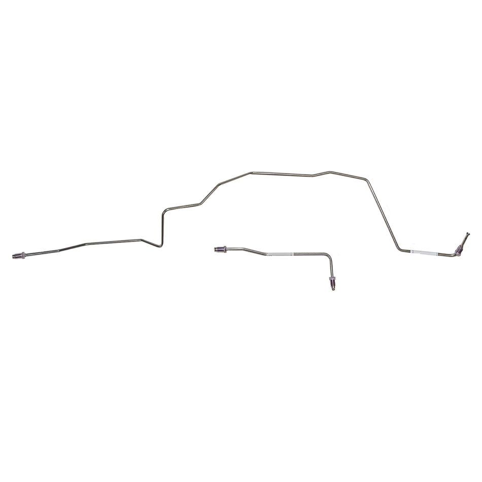 TRA1541SS - 15-17 Ford F-150 Rear Axle Brake Line Set; Stainless - SSTubes