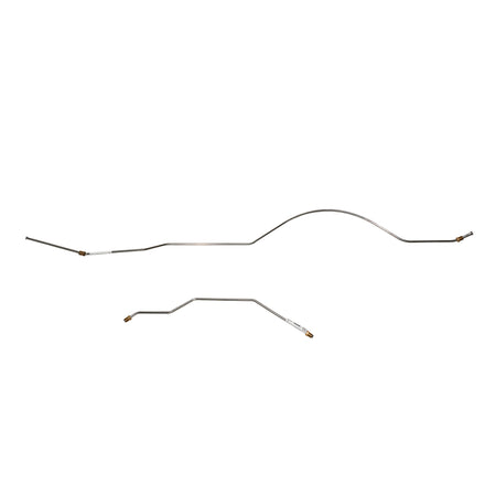 TRA6541SS- 65-66' Ford F-100 Pickup; 2pc Rear Axle Brake Lines; Stainless - SSTubes