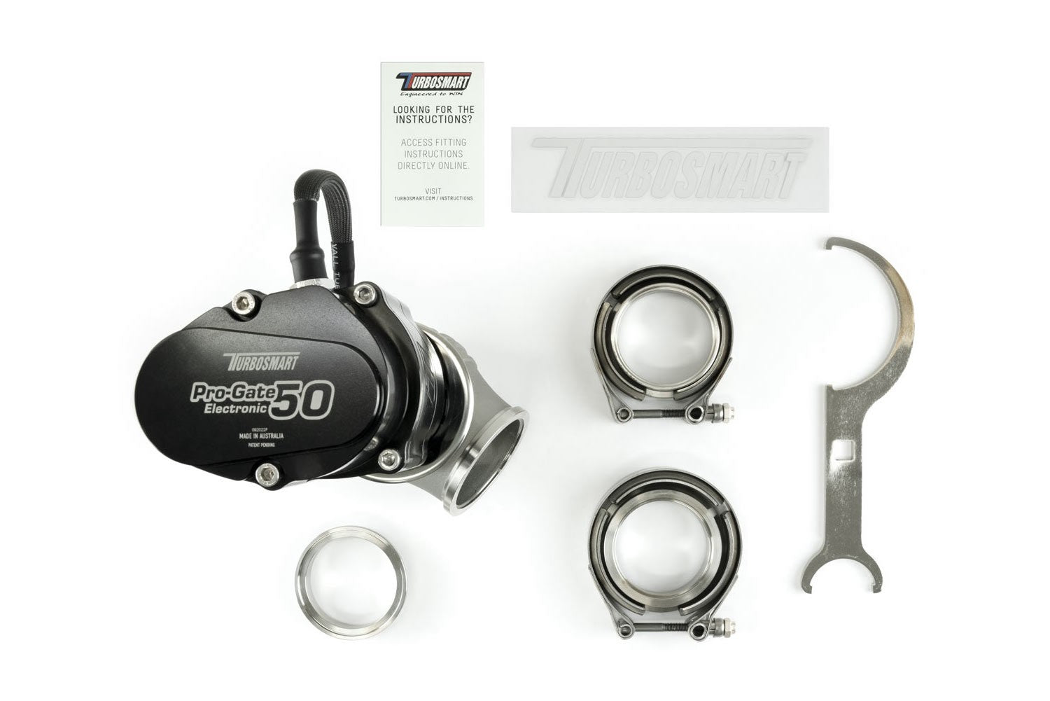 Turbosmart GenV Electronic ProGate50 Electronic External Wastegate - SSTubes