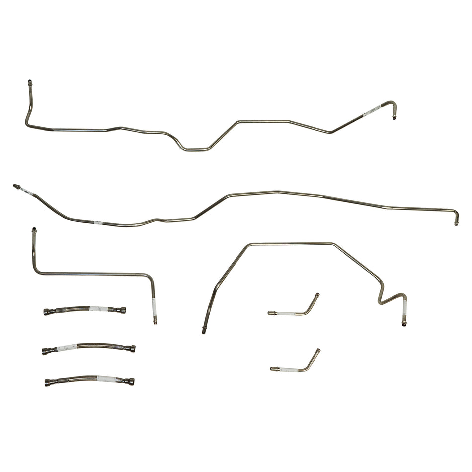 TTC0405OM - 99-07 GM Truck & SUV; Transmission Cooler lines; Steel