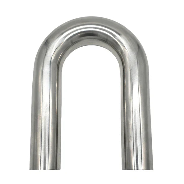 2.5" Stainless U-Bend, 3.75" CLR with 6" Legs - SSTubes