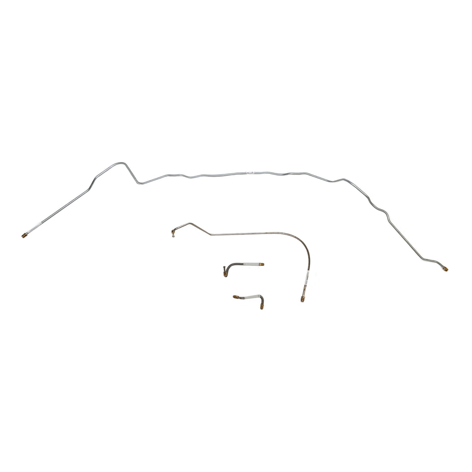 56-62 Chevy Corvette, 4pc Front Brake Line Set; Stainless - SSTubes