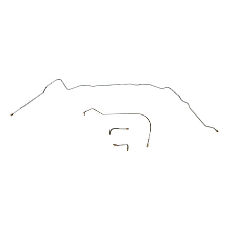 56-62 Chevy Corvette, 4pc Front Brake Line Set; Stainless - SSTubes