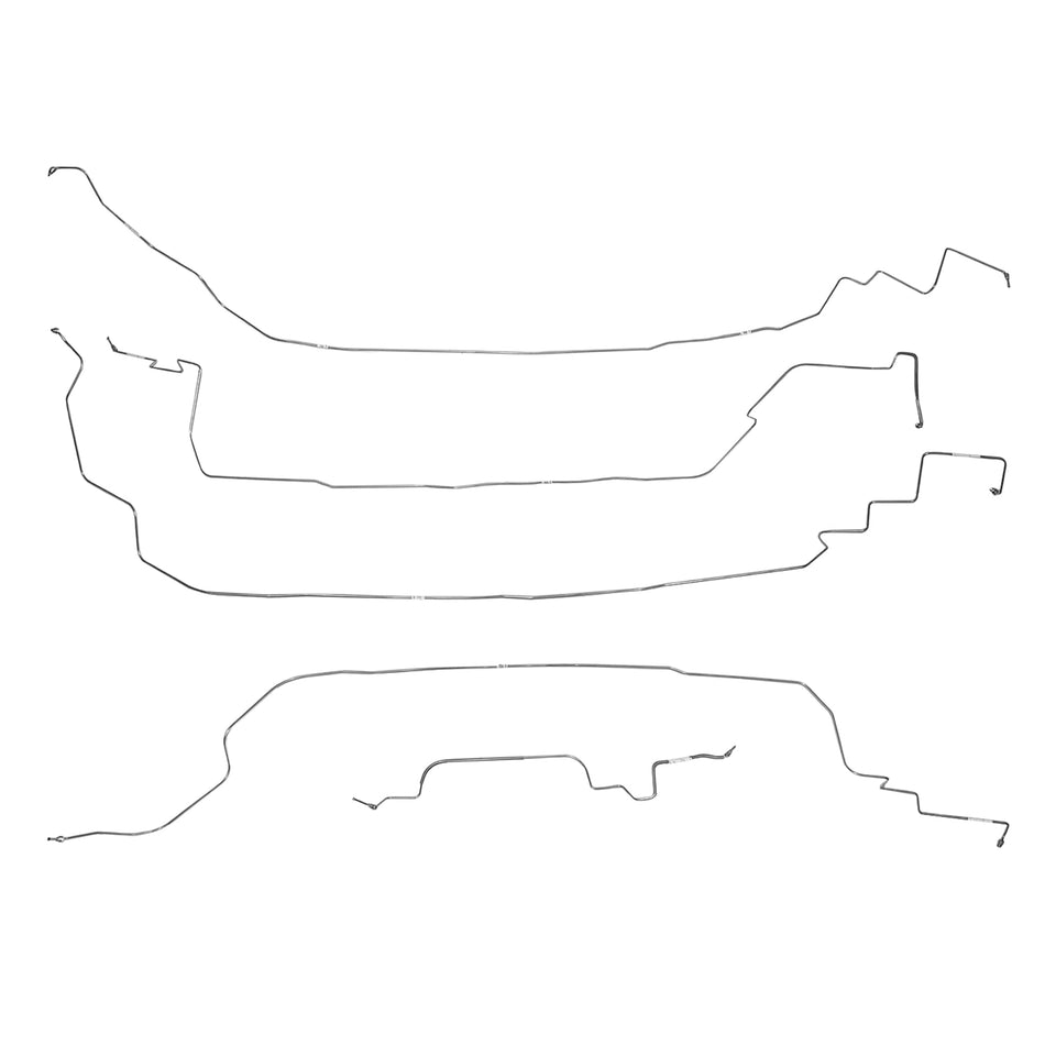 VKT8601OM - 86-87 Corvette C4; Front Brake Line Kit; Steel - SSTubes