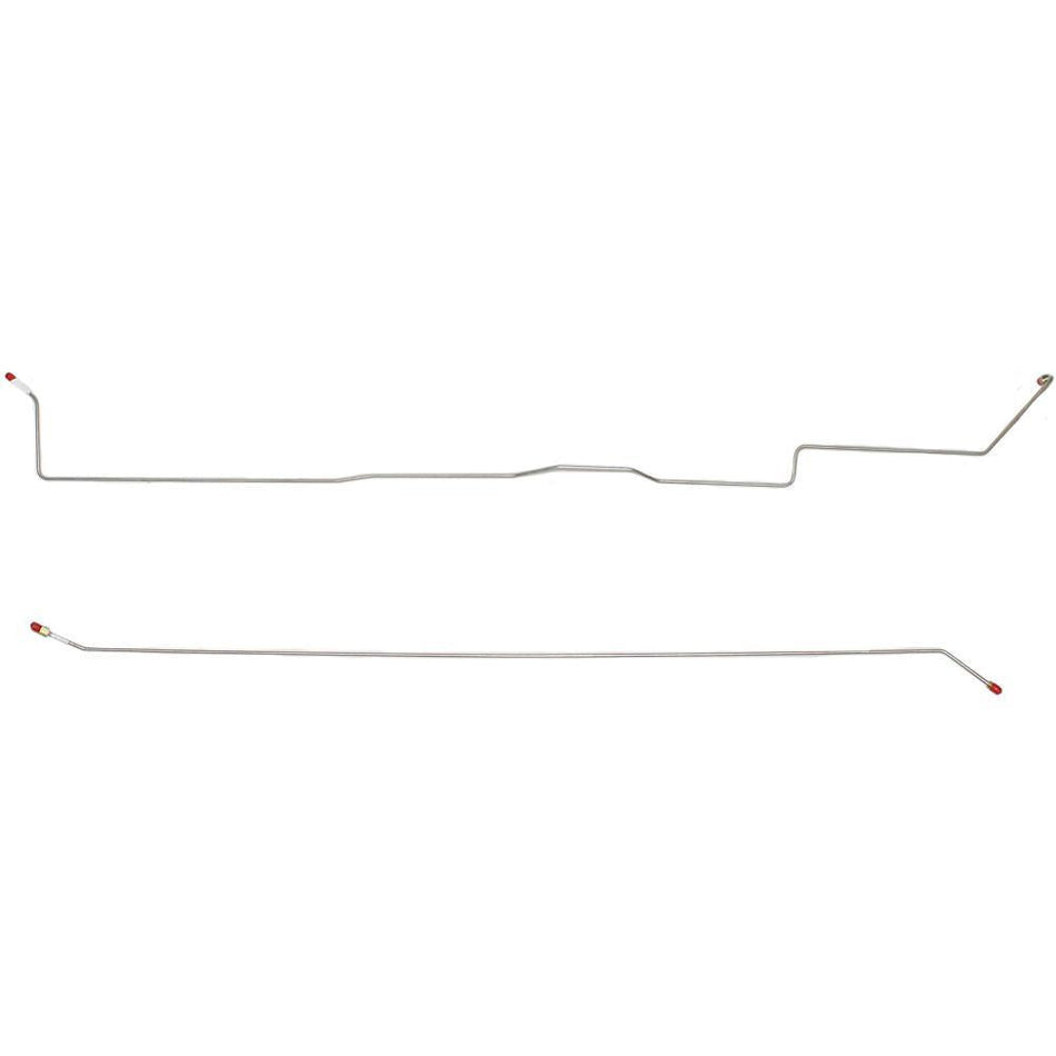 WIN0206SS- 02-05 Dodge Ram 1500, Ext Cab/Short Bed, 4x4, Intermediate Brake Lines; Stainless - SSTubes