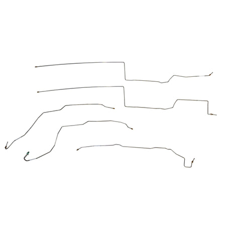 2014 - 17 Jeep Cherokee, 4WD, Intermediate Brake Line Set; Steel - SSTubes
