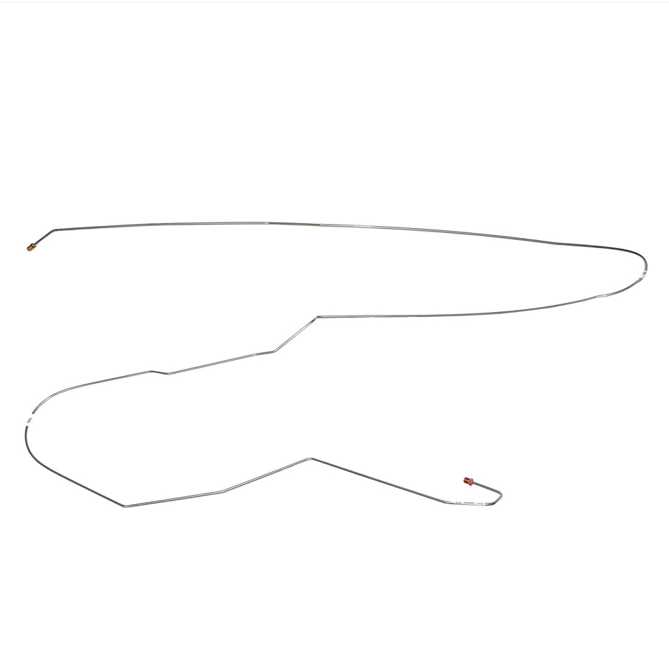 94-95 Dodge Ram, Regular Cab/Long Bed w/ One Block on Frame, Line Runs to Proportioning Valve Instead of Frame Block; Stainless - SSTubes