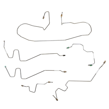 WKT0354SS- 03-05 Dodge Ram 2500/3500, 4wd, AWABS, Front Brake Line Kit; Stainless - SSTubes