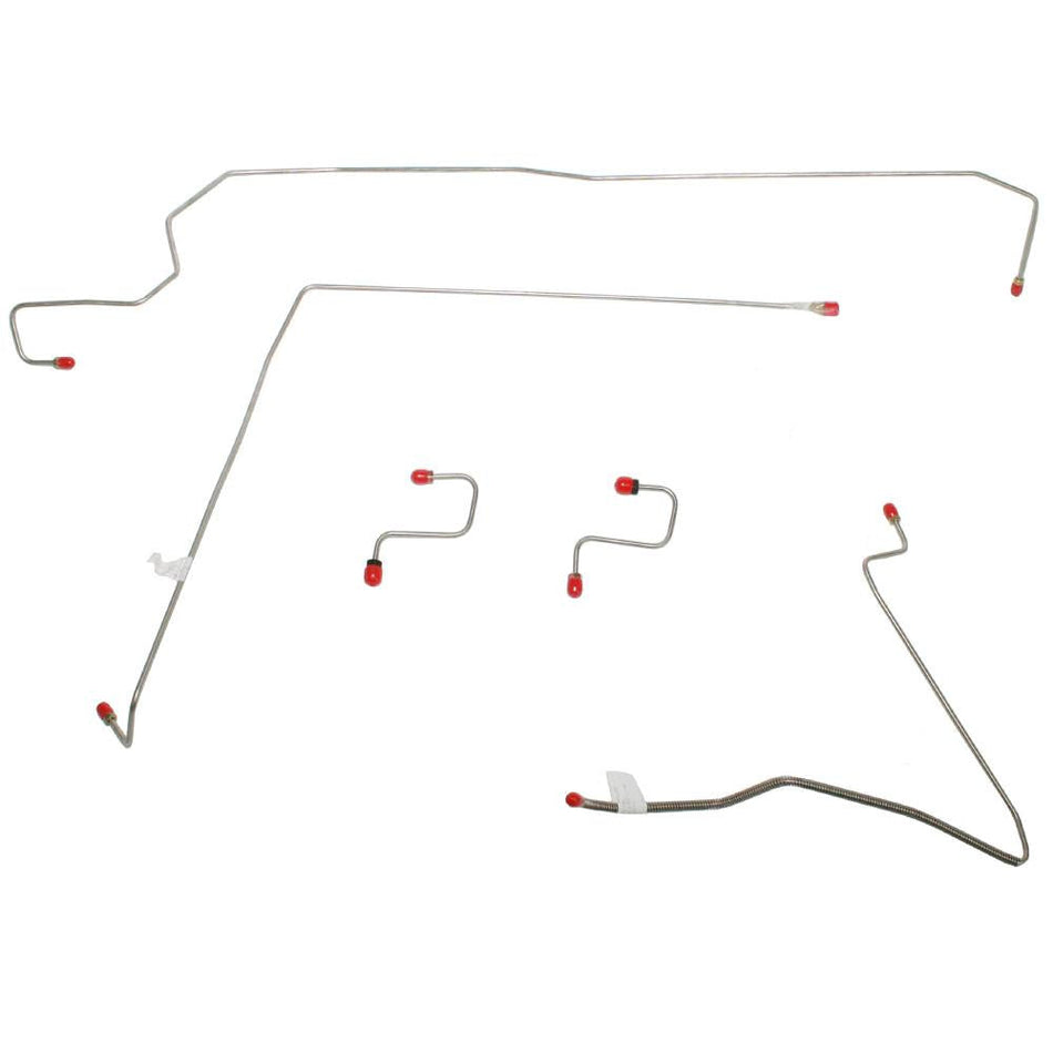 WKT9951SS- 99-04 Jeep Grand Cherokee, Front Brake Line Set, Fits All Models within Generation; Stainless - SSTubes