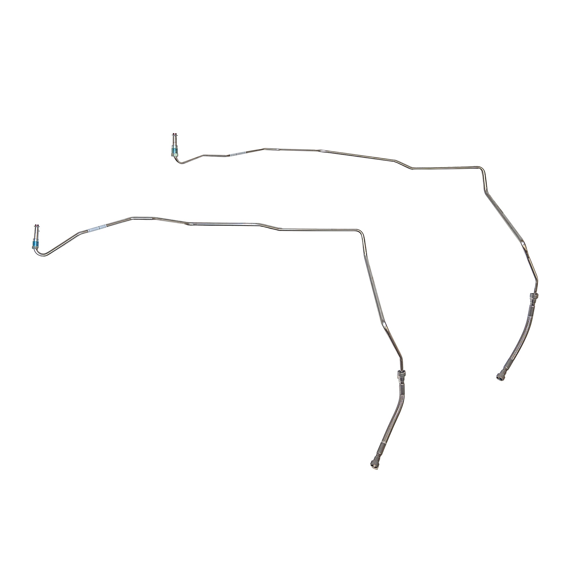 WTC0201SS - 02-05 RAM 1500 V-6 MODELS ONLY TRANSMISSION COOLING LINES; Stainless - SSTubes