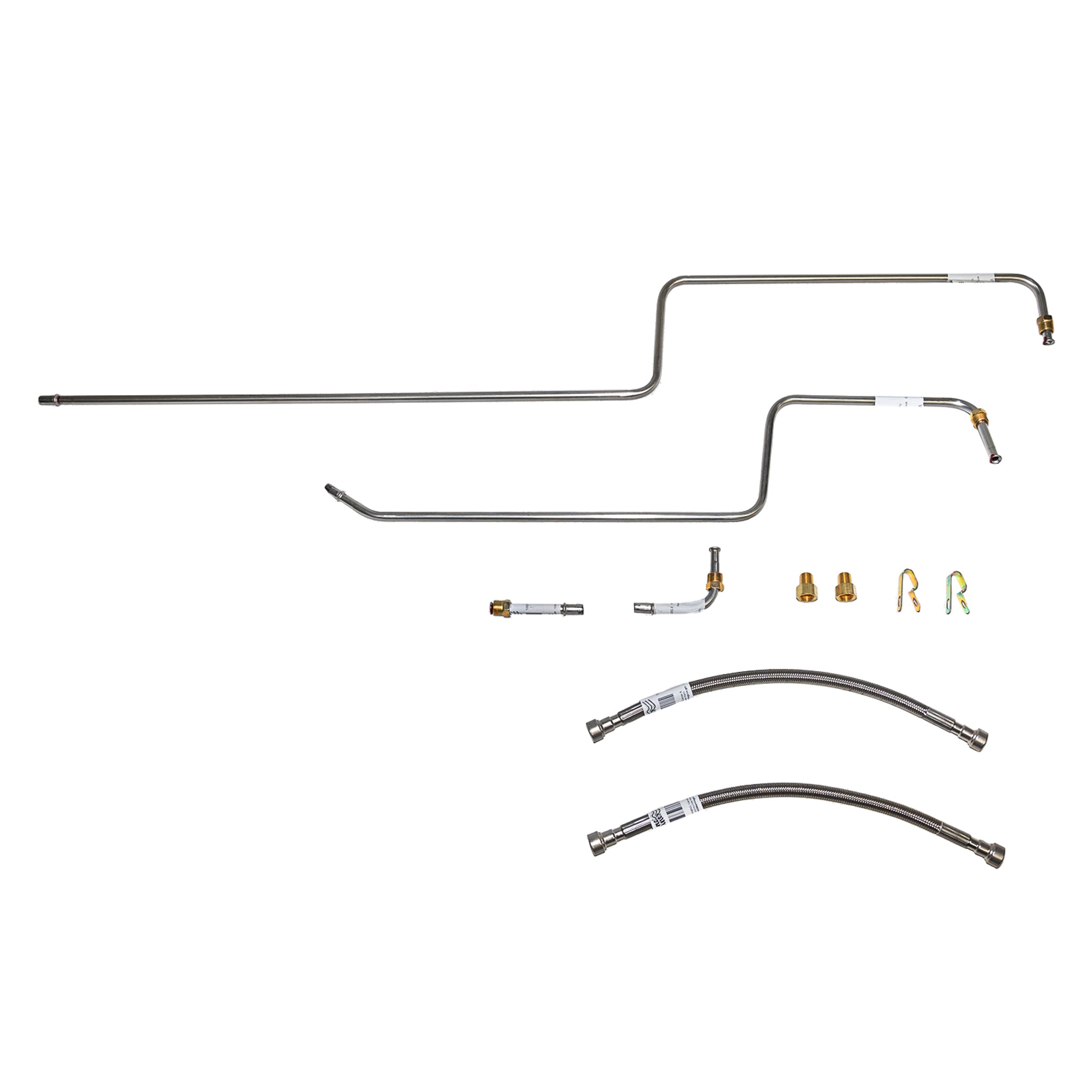 WTC9709SS - 97-99 Jeep Wrangler with 4.0L I6; Transmission Cooler Lines; Stainless - SSTubes